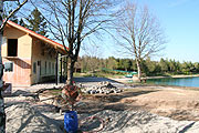2007 wird der neue Kisok rechtzeitig zur Badesaison fertigestellt (Foto: Martin Schmitz)